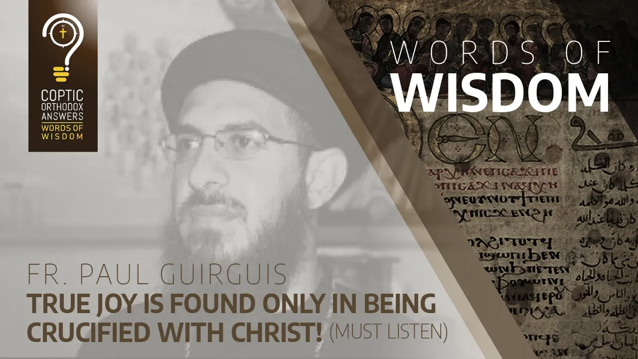 True joy is found only in being crucified with Christ! (must listen)